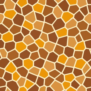 Safari Giraffe Patchwork Design