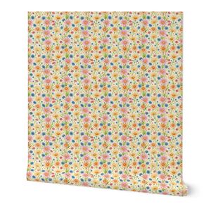 Small Colorful Daisy Wildflower Meadow