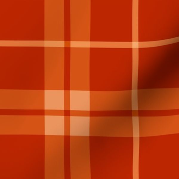 Orangesicle Plaid