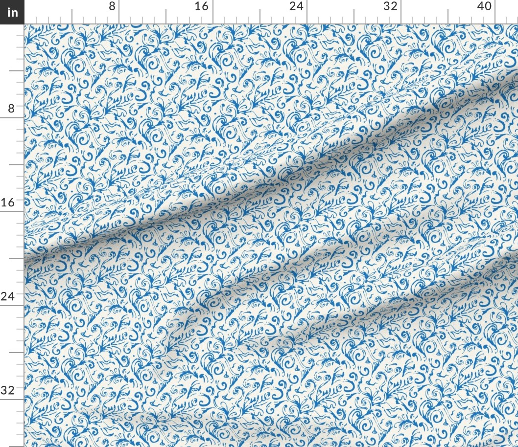 42 x 36 in (107 x 91 cm) Yard with rulers