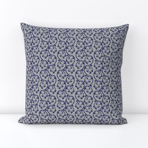 Spiralling Scroll in Navy and mocha classic traditional co-ord mini