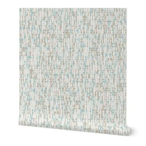 BC 0460 S24 - Warm Artistic Brush Stroke Texture - Mint Green Khaki Cream