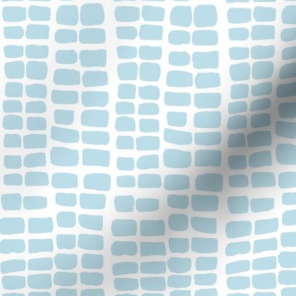 Animal Scales Stripe Pastel Blue