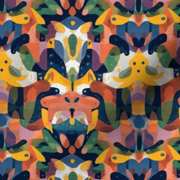 Httpss Mj RunI3kFO5lMhsI Vibrant Abstract Mural Featuring Sym