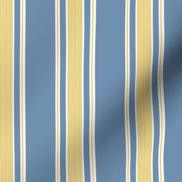 Blue and Gold Stripe