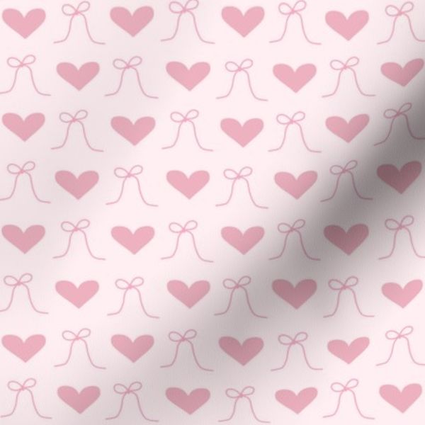 Pink Hearts And Coquette Bows
