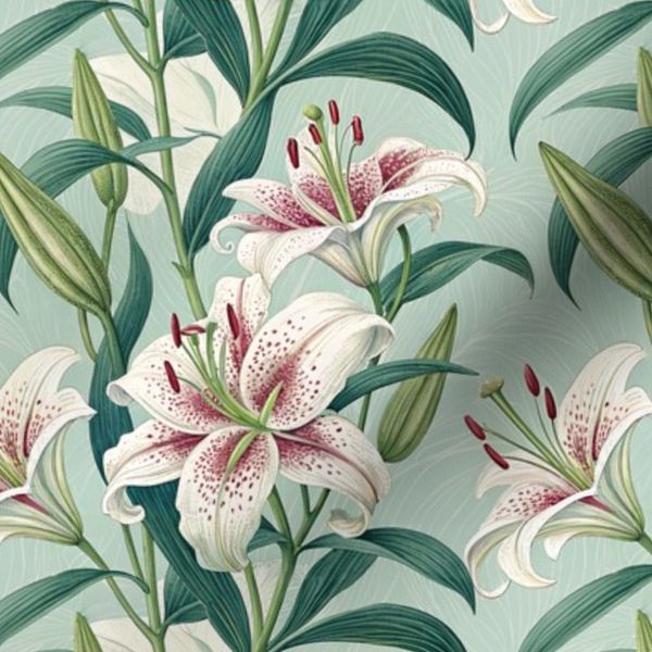Vertical Oriental Lily