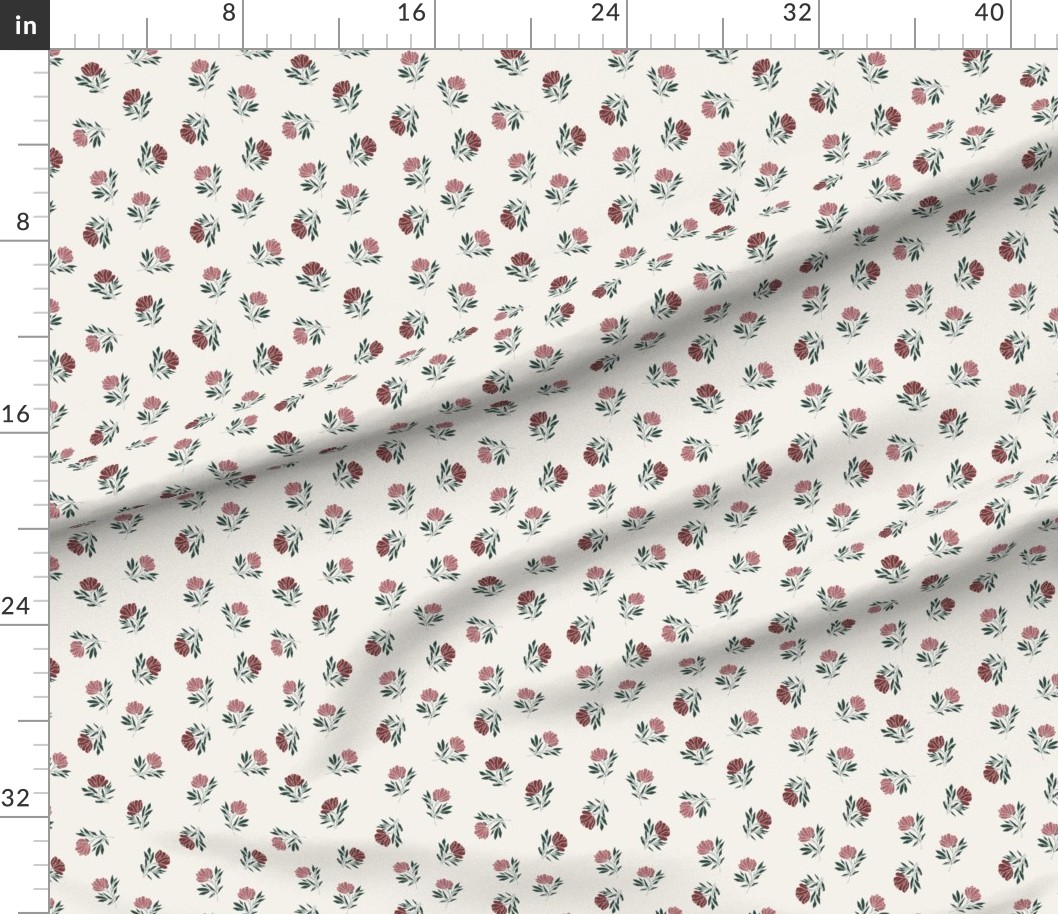 42 x 36 in (107 x 91 cm) Yard with rulers