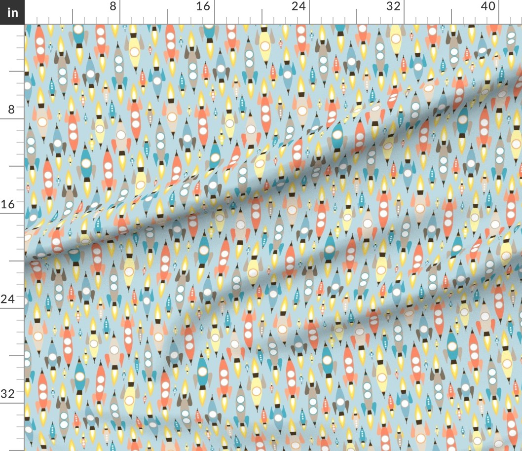 42 x 36 in (107 x 91 cm) Yard with rulers