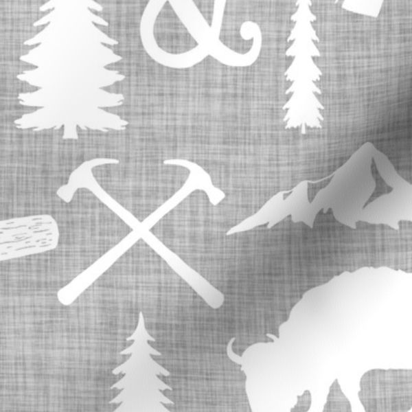 The Woodcutter // Gray Linen