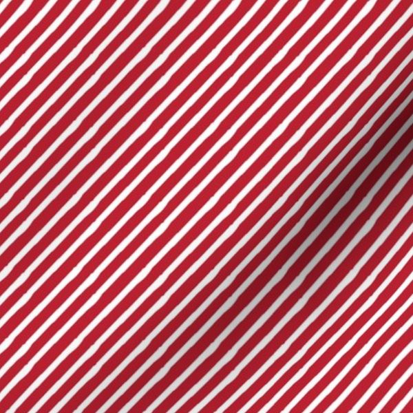 candy stripe white on red