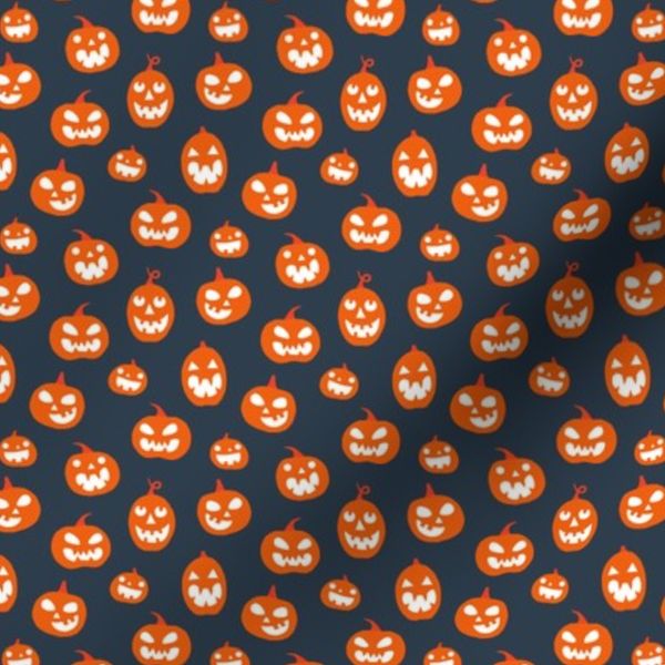 Halloween Jack O lanterns on dark gray (small)