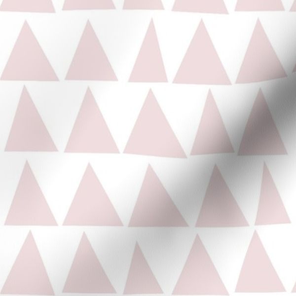 Pale Pink Triangles by Minikuosi
