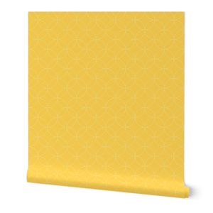 faux sashiko circles on honey gold