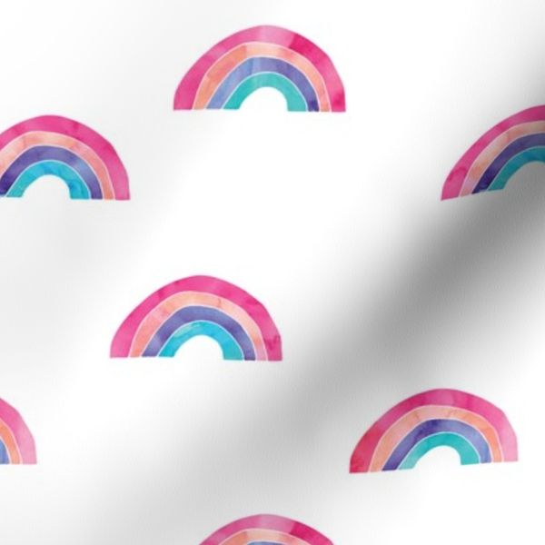watercolor rainbows