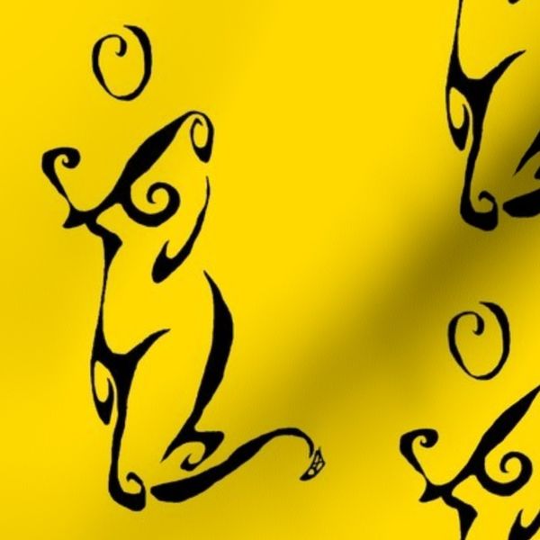 Figure I - Black on Yellow