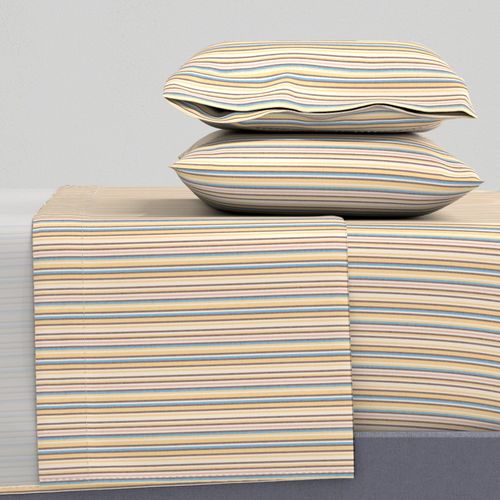 17 08R Textured Pinstripe Brown Yellow Blue Cream Off white gold mauve pin