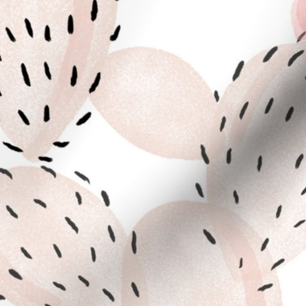 blush paddle cactus + rose // oversized