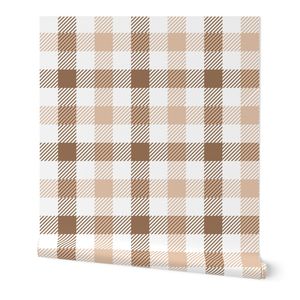 Two Tone Buffalo Check Brown
