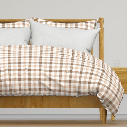 Two Tone Buffalo Check Brown