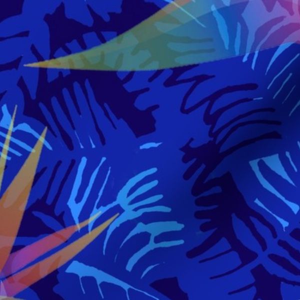 Bird of Paradise in Blue