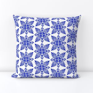 blue greek pattern