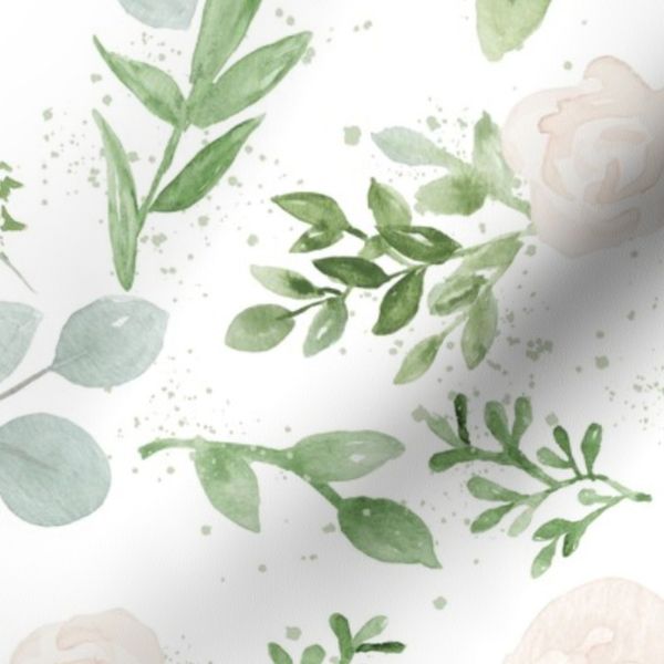 Jumbo / Rose and Eucalyptus Florals