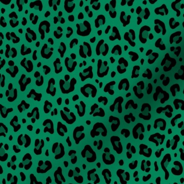 LEOPARD PRINT in GREEN Small Scale / Collection Leopard spots Punk Rock
