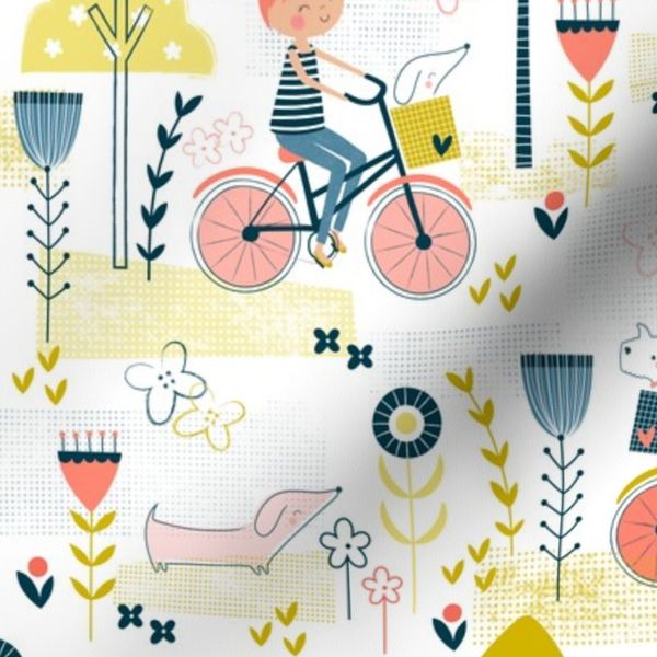 Best friends bicycle ride