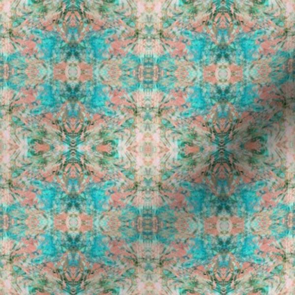 New Mock Floral Abstract Tribal Direction Pattern