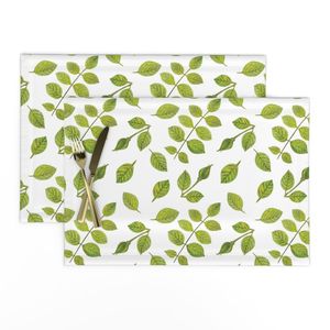 Rose Buds and Leaves large scale