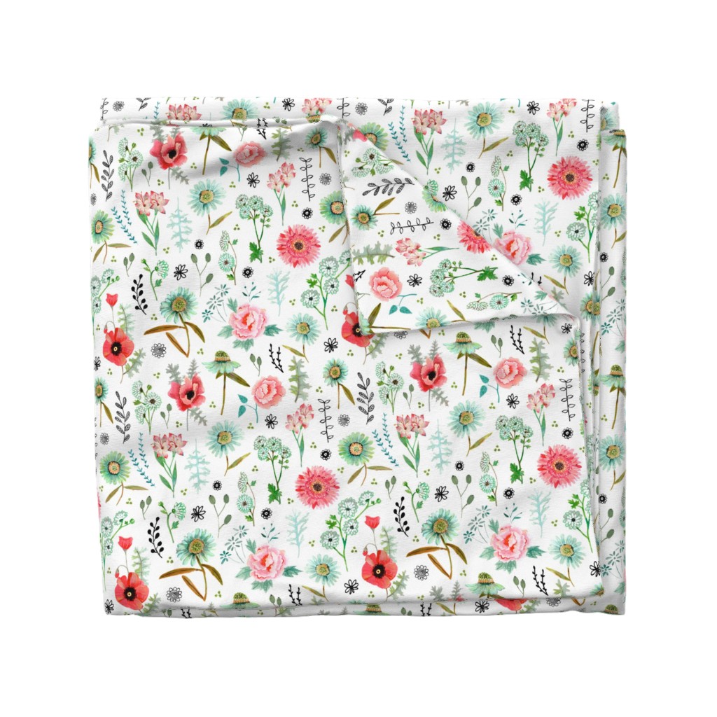 Top down folded Duvet Cover