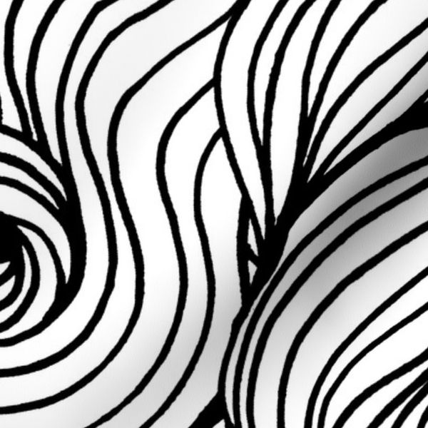 Black and white large scale waves