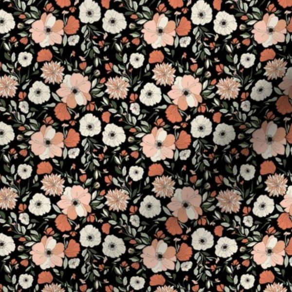 POPPY-PEONIES-DARK 3x3