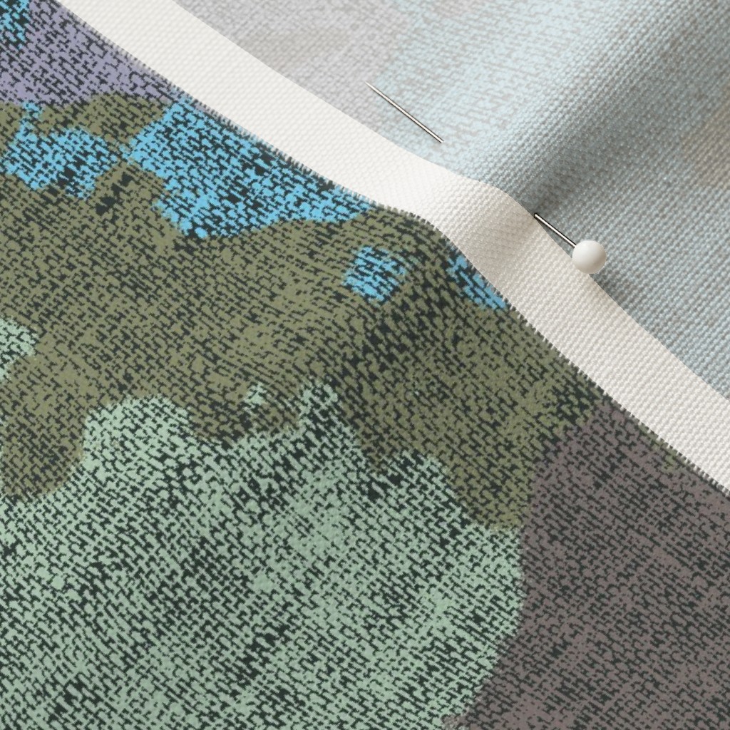 Close up of Linen Cotton Canvas fabric