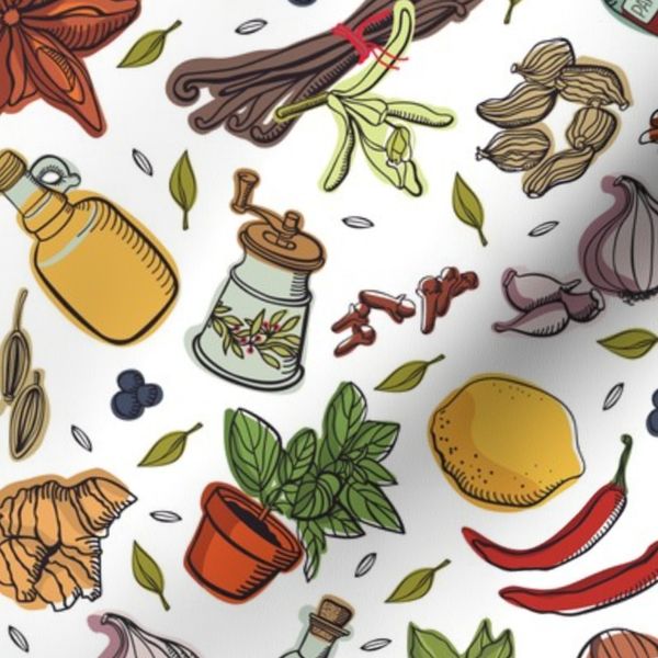 Kitchen Spices Herbs
