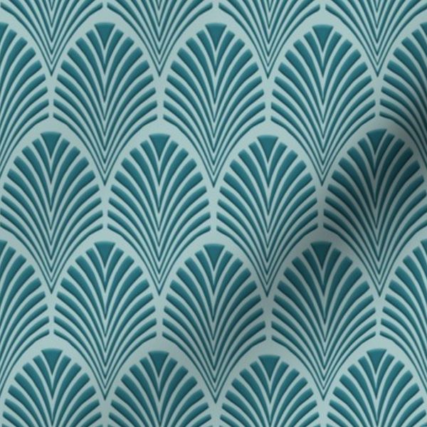Deco Pattern Teal 2
