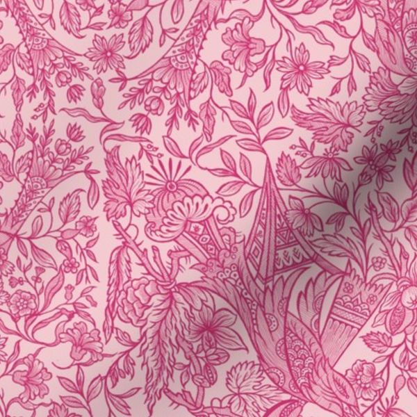 Vintage Botanical Coordinate Pattern