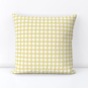 Half inch yellow gingham