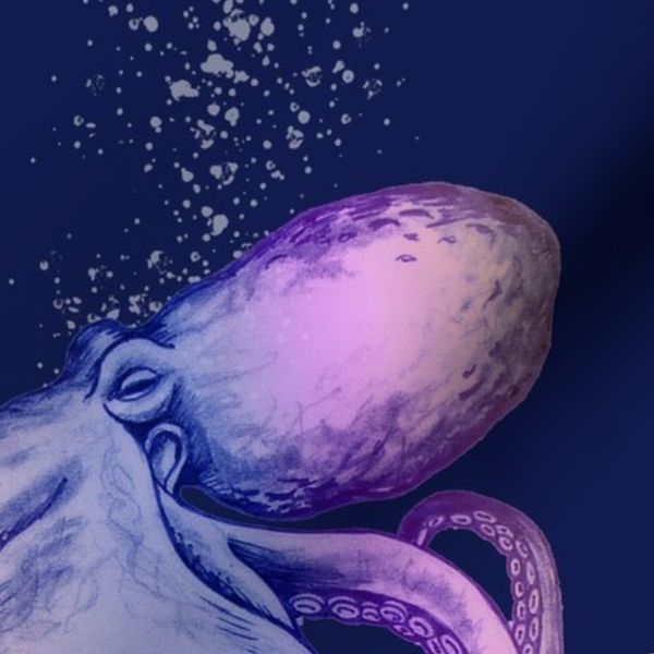 Jumbo rainbow Octopus-navy