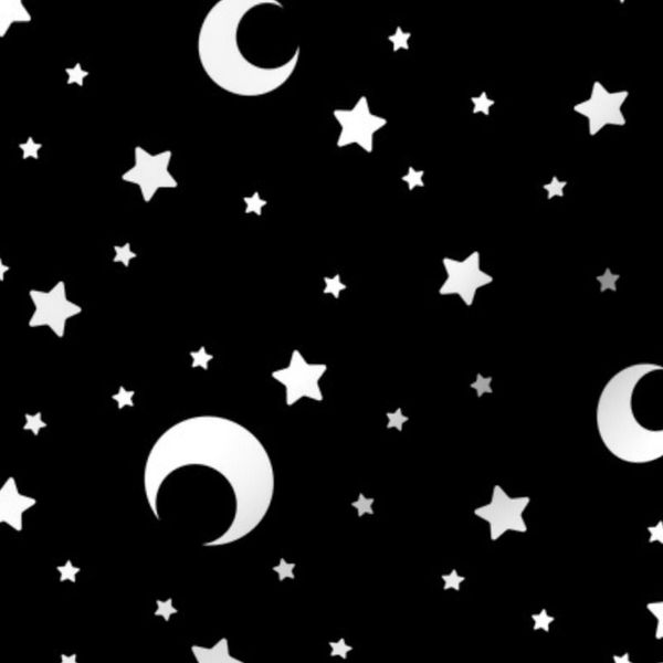 Black Moon and Stars