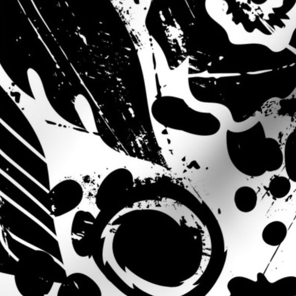 Botanical - Jumbo - Black Wood Cut
