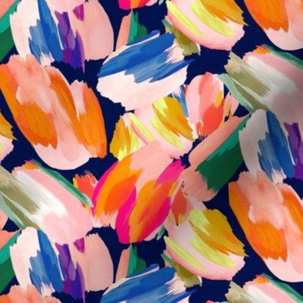 paint splashes SMALL navy