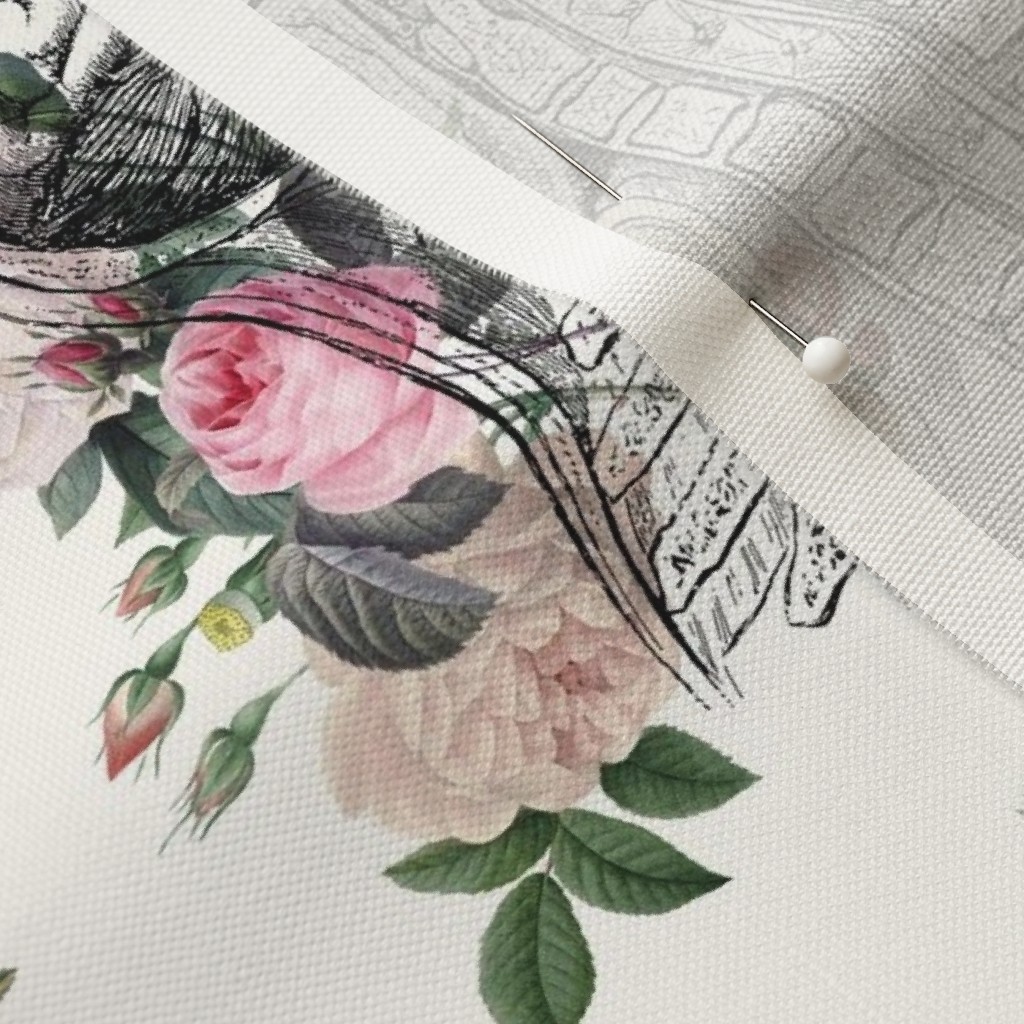 Close up of Linen Cotton Canvas fabric