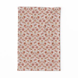 Folksy Florals coral